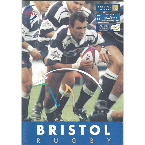 Newcastle/Newcastle Falcons Away Rugby Union Programmes