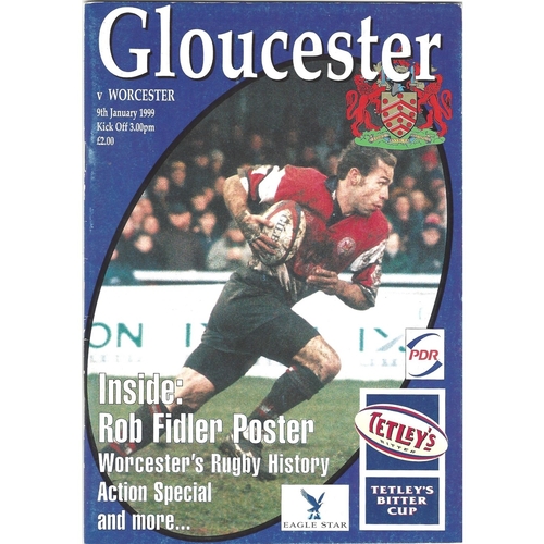 Worcester/Worcester Warriors Away Rugby Union Programmes