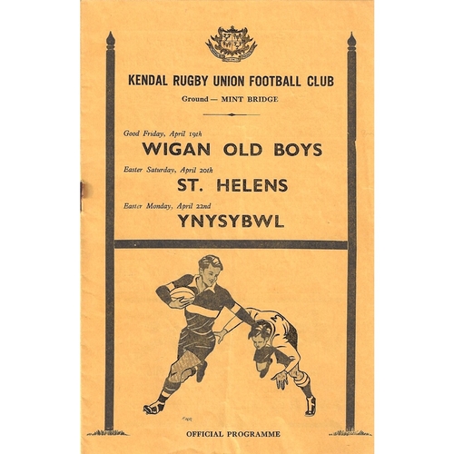 St. Helens Away Rugby Union Programmes