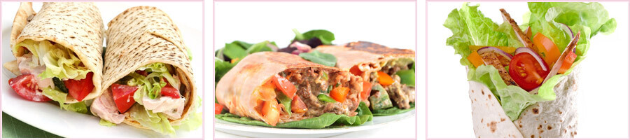 Chicken Wrap Street Food Mobile Catering