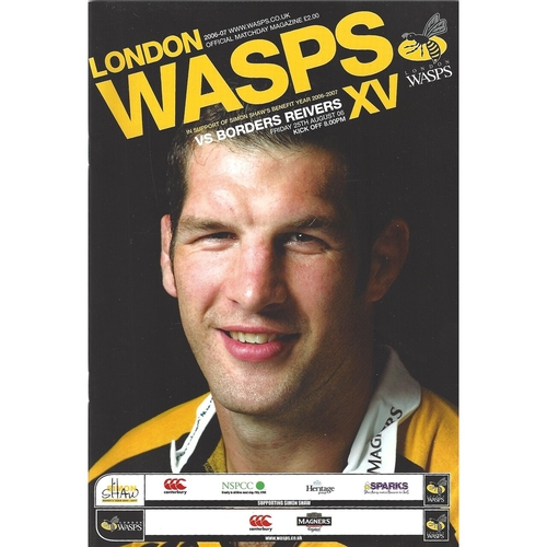 Borders Reivers Away Rugby Union Programmes