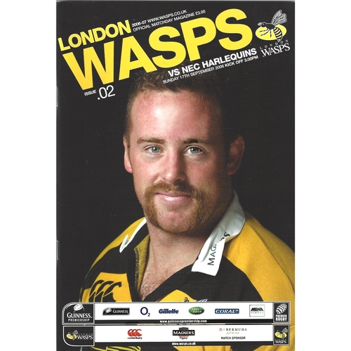 Harlequins Away Rugby Union Programmes