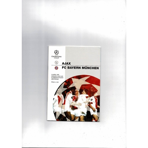 European Cup/Champions League Semi Final Football Programmes