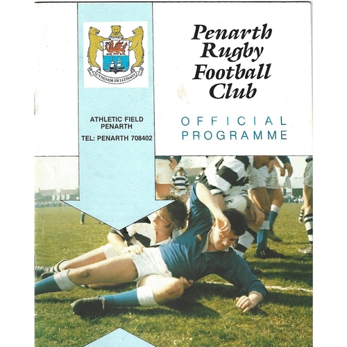 Neath Away Rugby Union Programmes