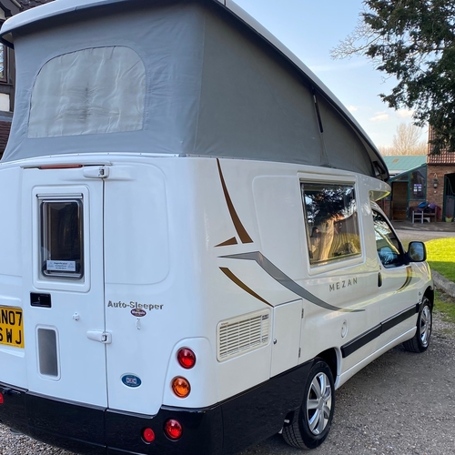 2007 Autosleeper Mezan Motorhome Peugeot Partner 2.0 HDi 2 Berth