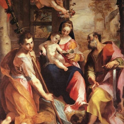 Madonna and Child with Saints Simon and Jude