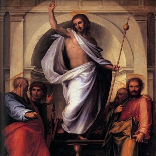 Christ with the Four Evangelists