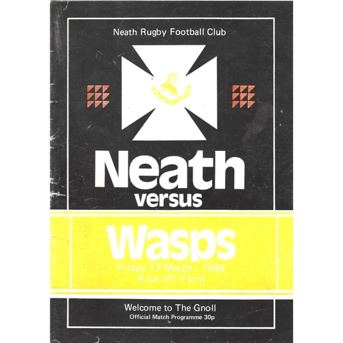 Wasps/London Wasps Away Rugby Union Programmes