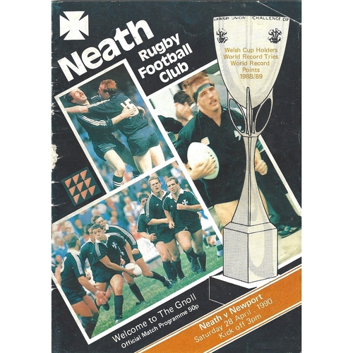 Newport Away Rugby Union Programmes