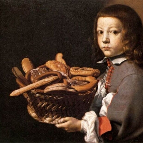 Boy with a Basket of Bread