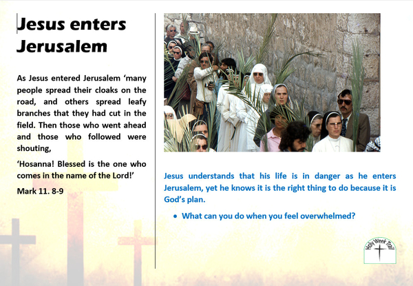 Holy Week trail 1 - Palm Sunday