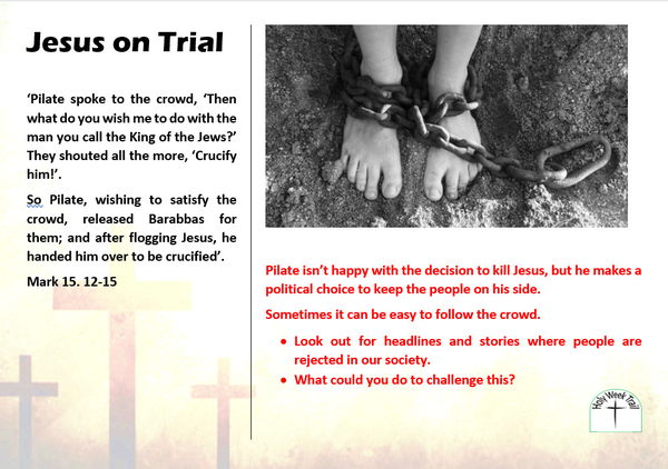 Holy Week Trail 3 - Jesus on trial