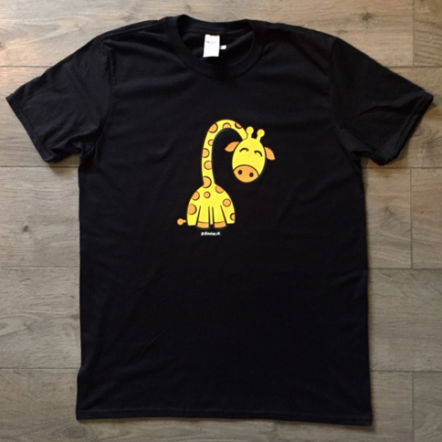 'Sleepy Giraffe' Adults Tee