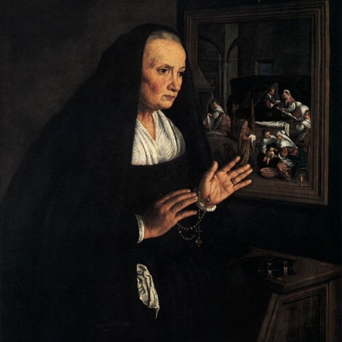 Portrait of a Widow at Her Devotions