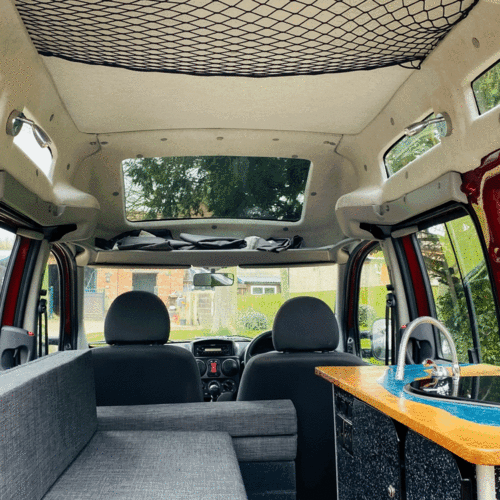 2008 Fiat Doblo 1.3 Petrol Camper Van 2 Berth ONLY 33011 Miles