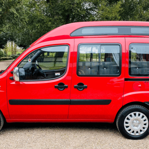2007 Fiat Doblo 1.3 Petrol Camper Van 2 Berth ONLY 36943 Miles Bright Red