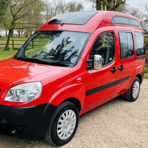 2007 Fiat Doblo 1.3 Petrol Camper Van 2 Berth ONLY 36943 Miles Bright Red