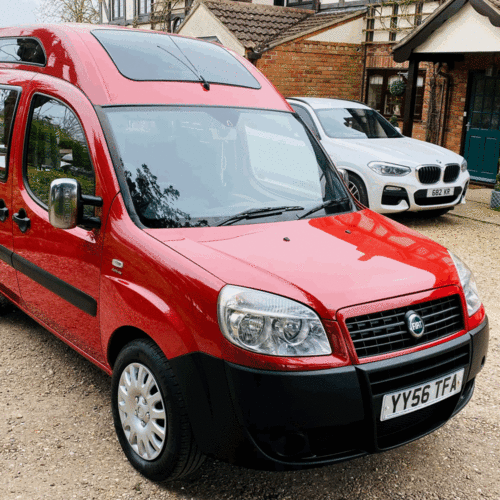 2007 Fiat Doblo 1.3 Petrol Camper Van 2 Berth ONLY 36943 Miles Bright Red