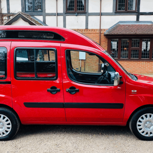 2007 Fiat Doblo 1.3 Petrol Camper Van 2 Berth ONLY 36943 Miles Bright Red
