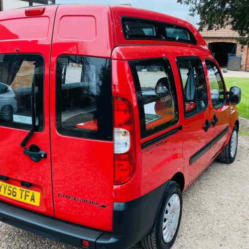 2007 Fiat Doblo 1.3 Petrol Camper Van 2 Berth ONLY 36943 Miles Bright Red
