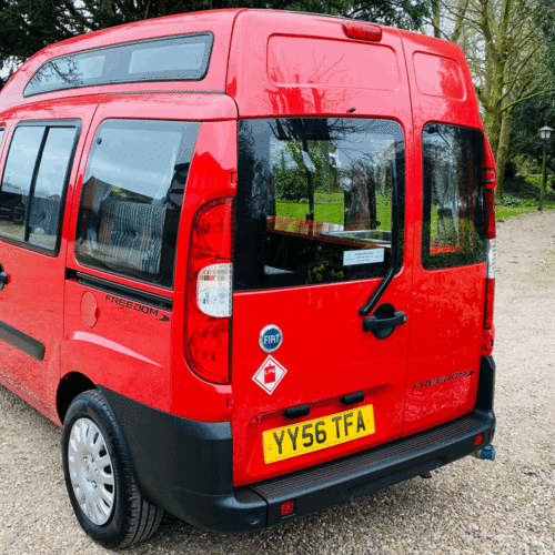 2007 Fiat Doblo 1.3 Petrol Camper Van 2 Berth ONLY 36943 Miles Bright Red