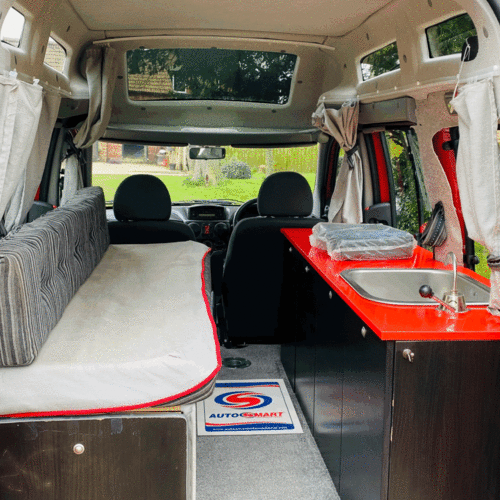 2007 Fiat Doblo 1.3 Petrol Camper Van 2 Berth ONLY 36943 Miles Bright Red