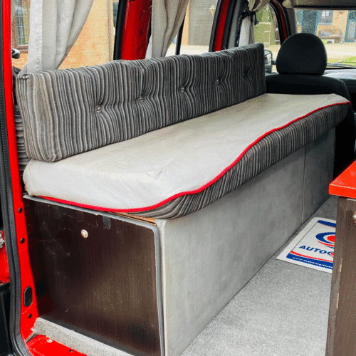 2007 Fiat Doblo 1.3 Petrol Camper Van 2 Berth ONLY 36943 Miles Bright Red