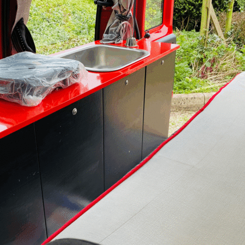 2007 Fiat Doblo 1.3 Petrol Camper Van 2 Berth ONLY 36943 Miles Bright Red