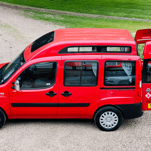 2007 Fiat Doblo 1.3 Petrol Camper Van 2 Berth ONLY 36943 Miles Bright Red