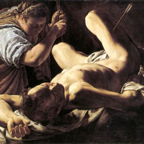 St Sebastian Tended by St Irene