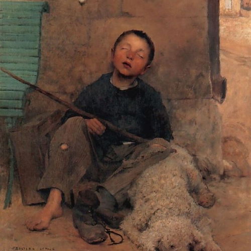 The Small Beggar Asleep