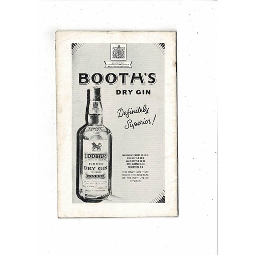 1950 Oxford v Cambridge Varsity Match Rugby Union Programme