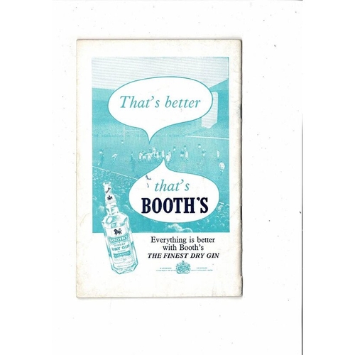 1959 Oxford v Cambridge Varsity Match Rugby Union Programme