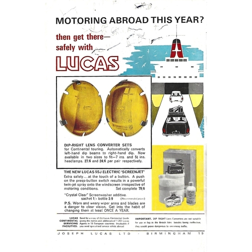 1967 Silverstone 19th International Trophy Meeting (29/04/1967) Motor Racing Programme