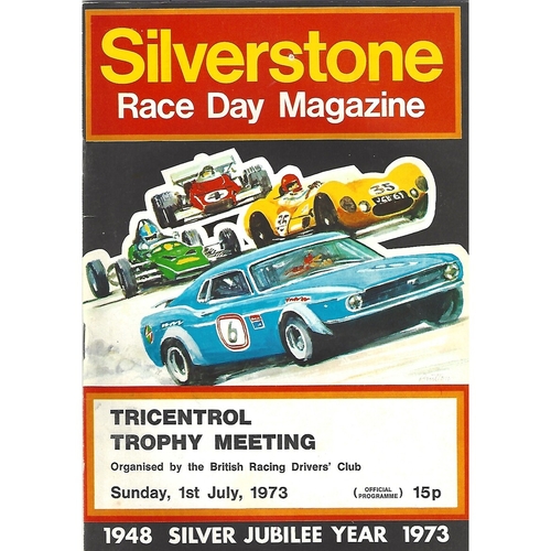 1973 Silverstone Tricentrol Trophy Meeting (01/07/1973) Motor Racing Programme