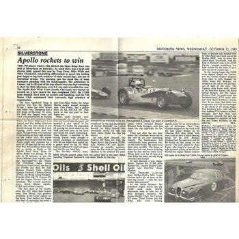 1983 Silverstone 750 Relay Race (08/10/1983) Motor Racing Programme