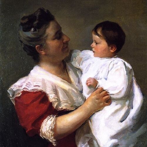 Mrs Stedman Buttrick and Son John