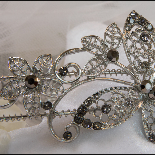 Diamante Butterfly Alice Band