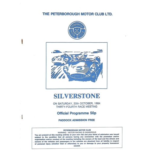 Silverstone Motor Racing/Motor Cycle Racing Programmes