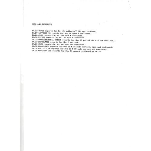 1992 Silverstone Christie's International Historic Festival Meeting (25-26/07/1992) Motor Racing Programme, Race Card, Event Entry Ticket & Practice/Result Timing Sheets