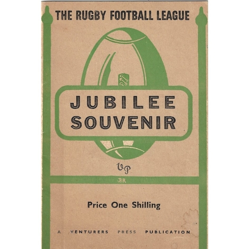 1946 The Rugby Football League Jubilee Souvenir Brochure