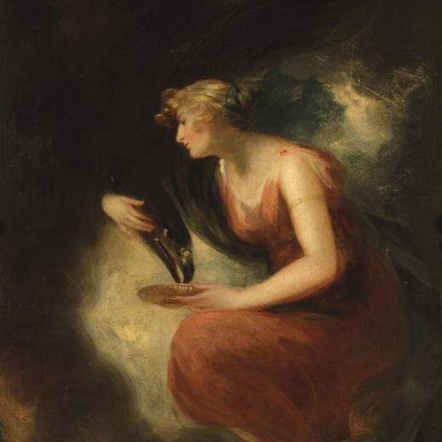 Hebe Feeding Jupiter's Eagle