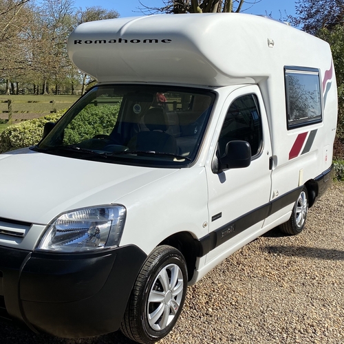2007(57)reg Citroen Berlingo Romahome Duo Outlook R20 Motorhome 35774 miles