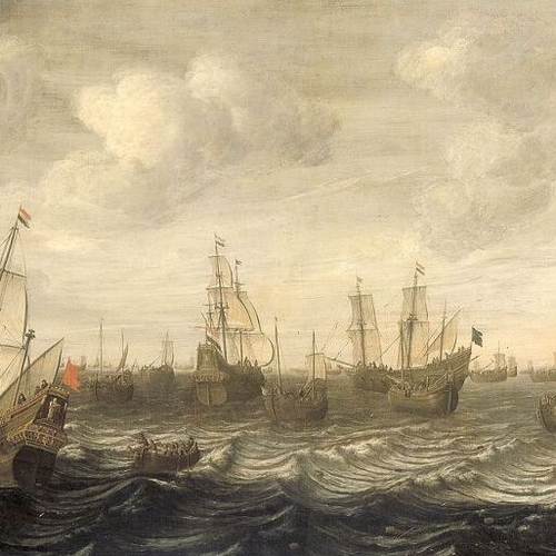 The Dutch Herring Fleet under Sail