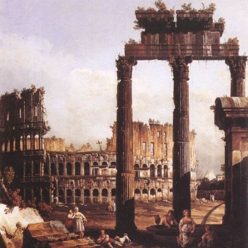 Capriccio with the Colosseum