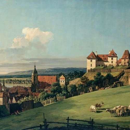View of Pirna from the Sonnenstein Castle