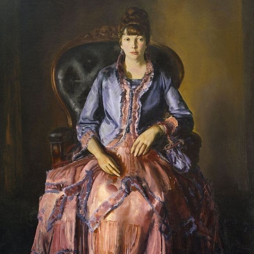 Emma in a Purple Dress