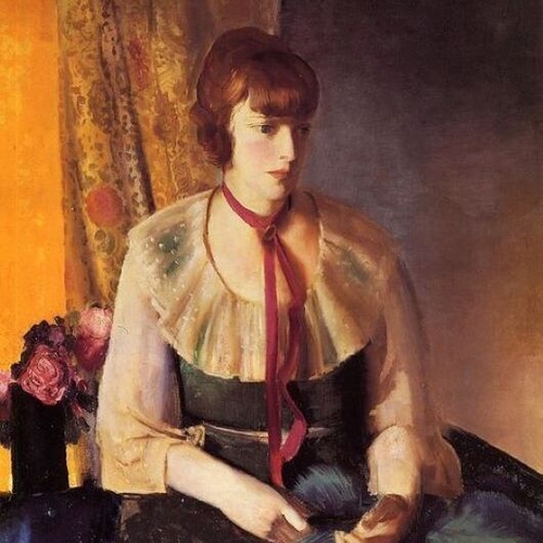 Lady in a Green Dress