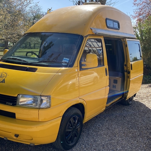 2001 (51)reg VW Transporter T4 Camper Van 4 Berth Yellow SWB 2.5 TDi 5cyl