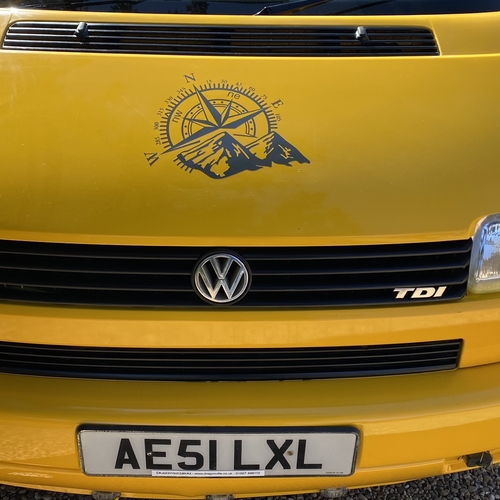 2001 (51)reg VW Transporter T4 Camper Van 4 Berth Yellow SWB 2.5 TDi 5cyl